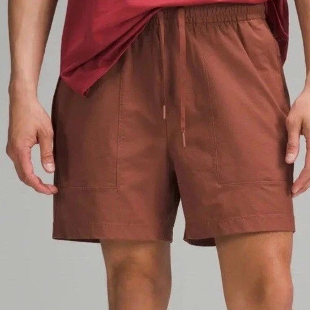 Lululemon Bowline Short 5" Stretch Cotton VersaTwill Ancient Copper Size Large